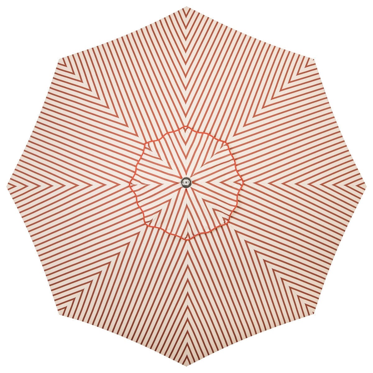 The Resort Market Umbrella - Octagon - Canopy 12' - Monaco Le Sirenuse Stripe Resort Market Umbrella Canopy Business & Pleasure Co.
