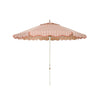 Swatch for The Resort Market Umbrella in Monaco Le Sirenuse Stripe | 8' Antique White Frame