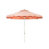 Swatch for The Resort Market Umbrella in Rivie Pink | 8' Antique White Frame