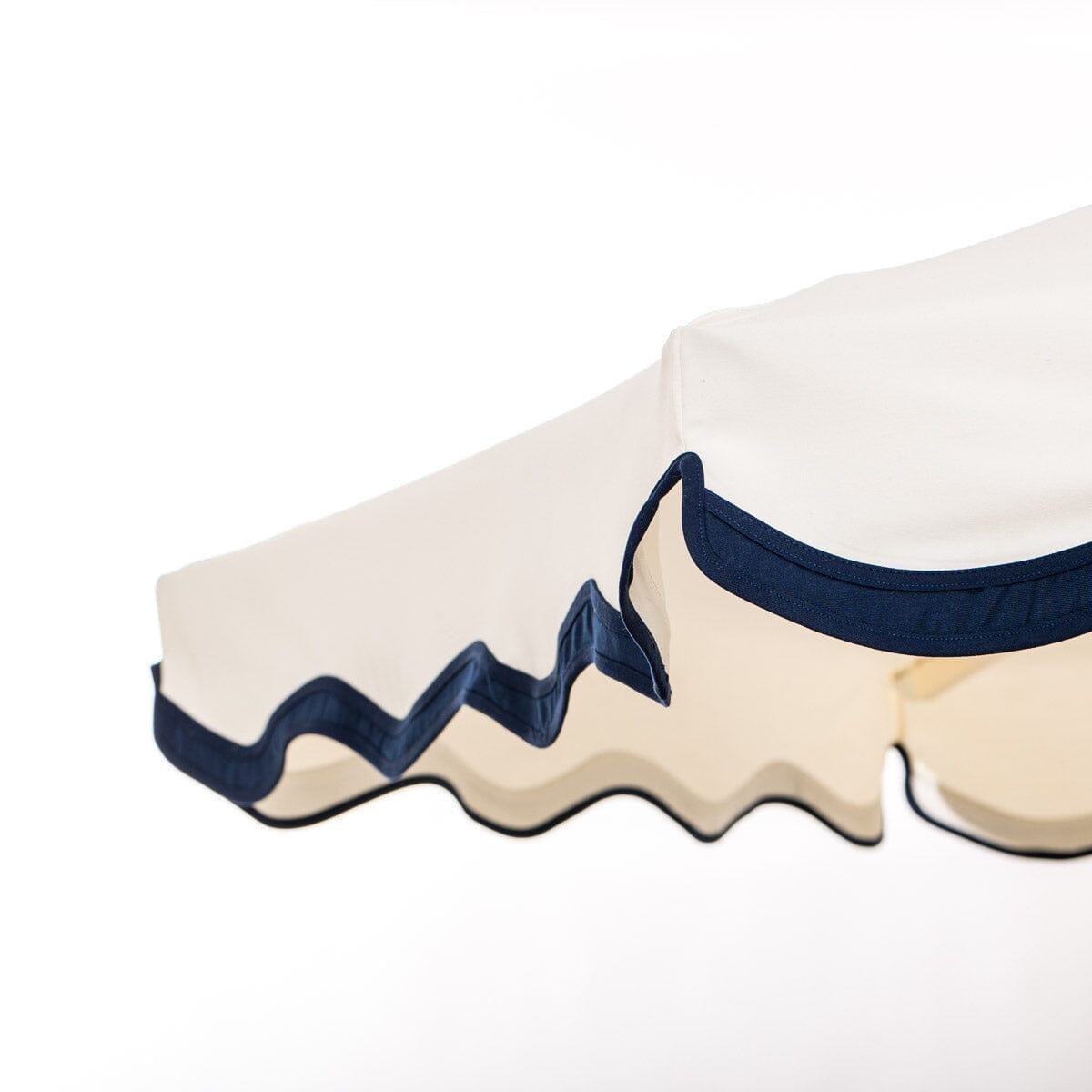 The Resort Market Umbrella in Rivie White | 10' Antique White Frame Bundle Business & Pleasure Co.