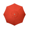Swatch for The Resort Market Umbrella - Octagon - Canopy 8' - Terracotta Red
