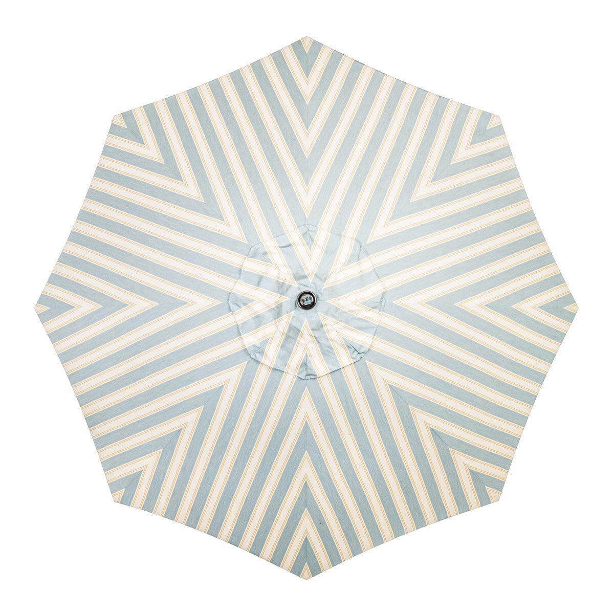 The Resort Market Umbrella - Octagon - Canopy 10 - Tuuli Stripe Blue