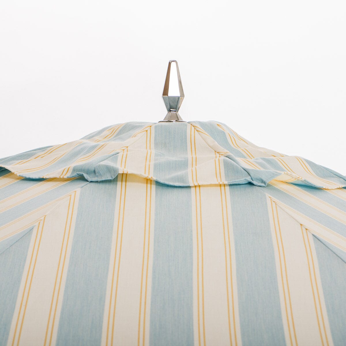 The Resort Market Umbrella - Octagon - Canopy 10 - Tuuli Stripe Blue