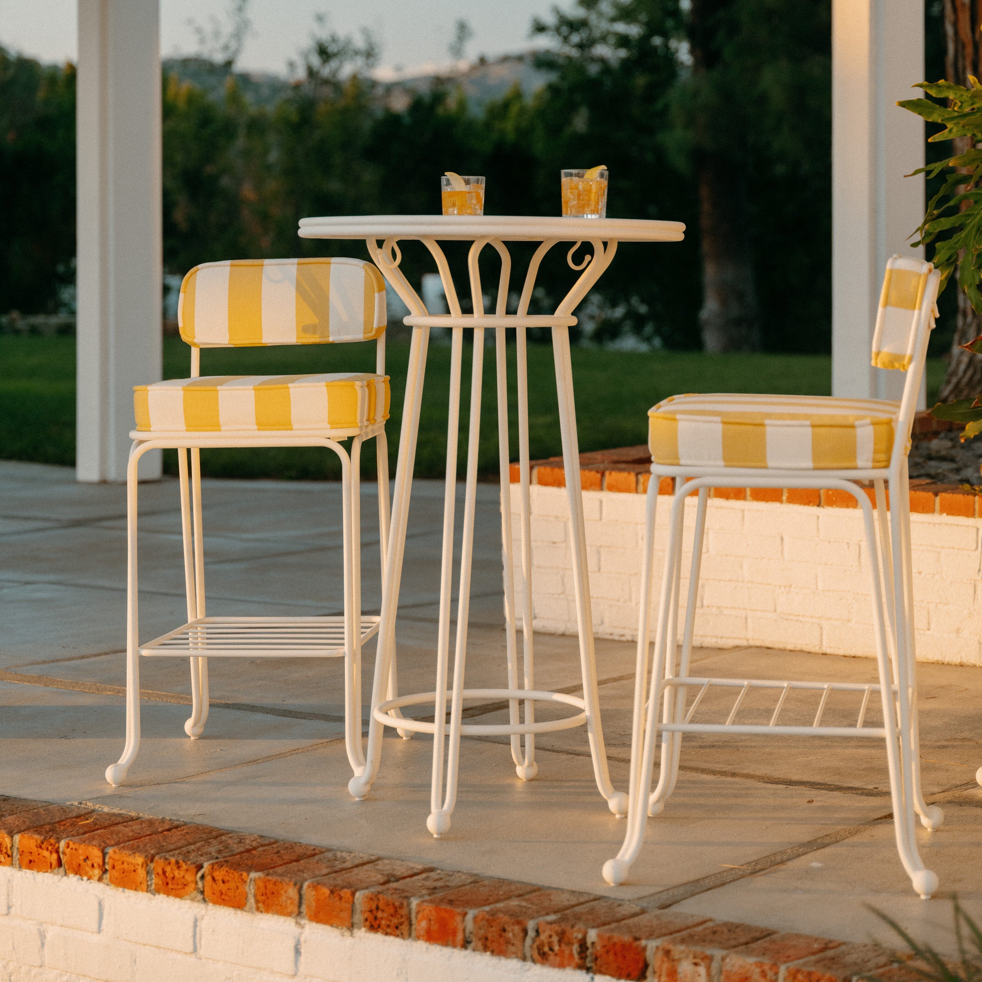 The Waterhouse Bistro Stool - Antique White Waterhouse Bistro Stool Business & Pleasure Co.