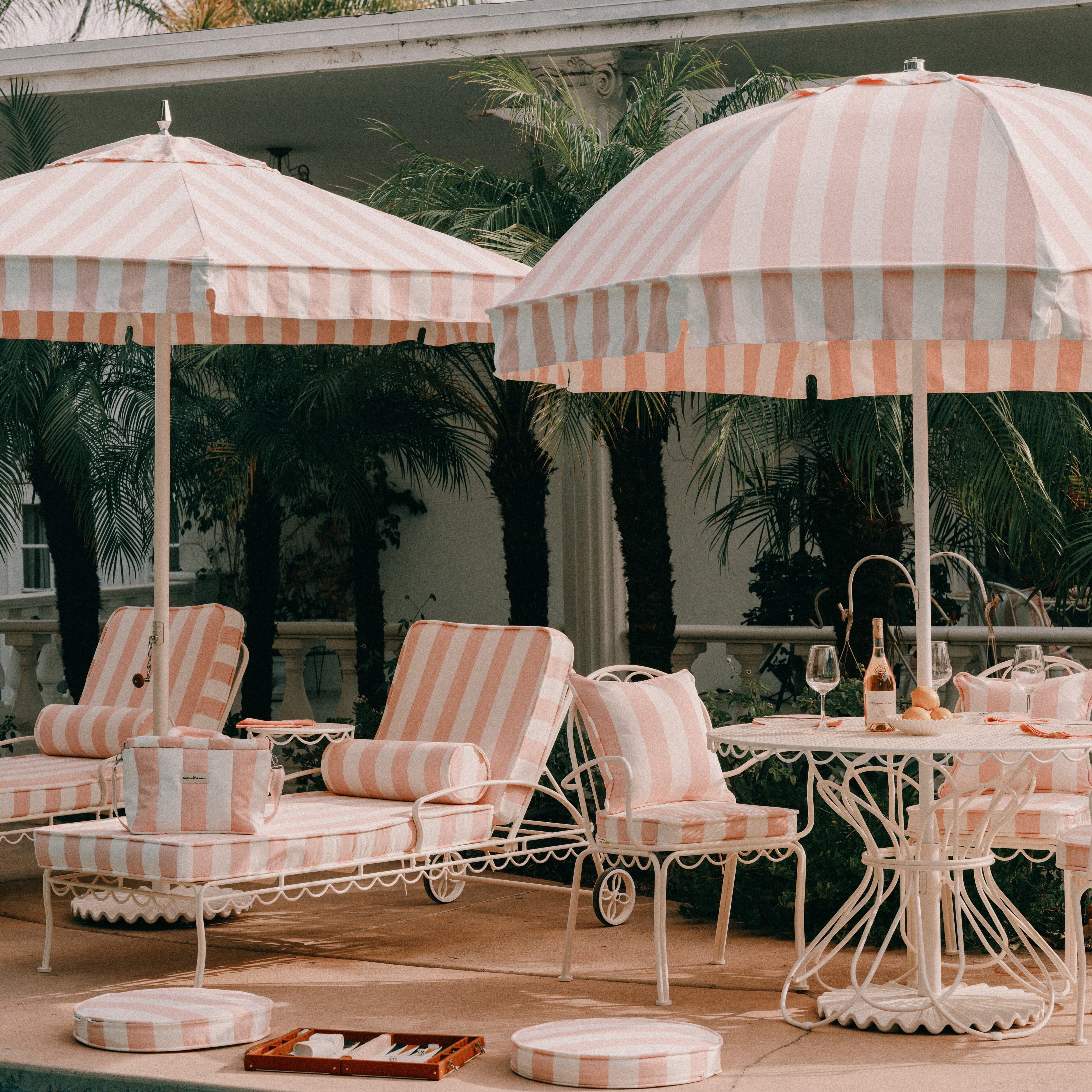 The Bolster Pillow - Crew Pink Stripe Bolster Pillow Business & Pleasure Co.