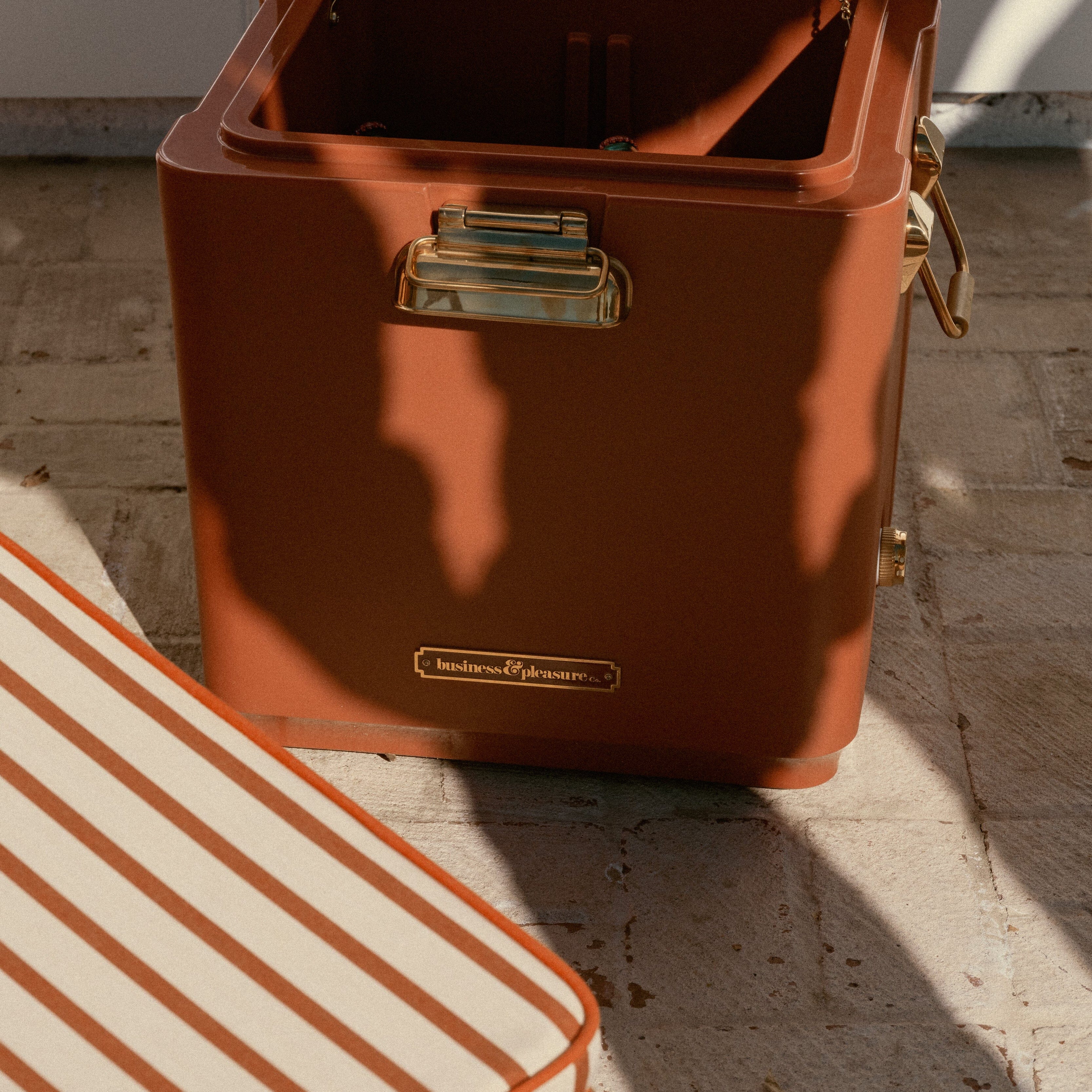 The Hemingway Cooler - Terracotta Red - 35 Quarts Hard Cooler Business & Pleasure Co.