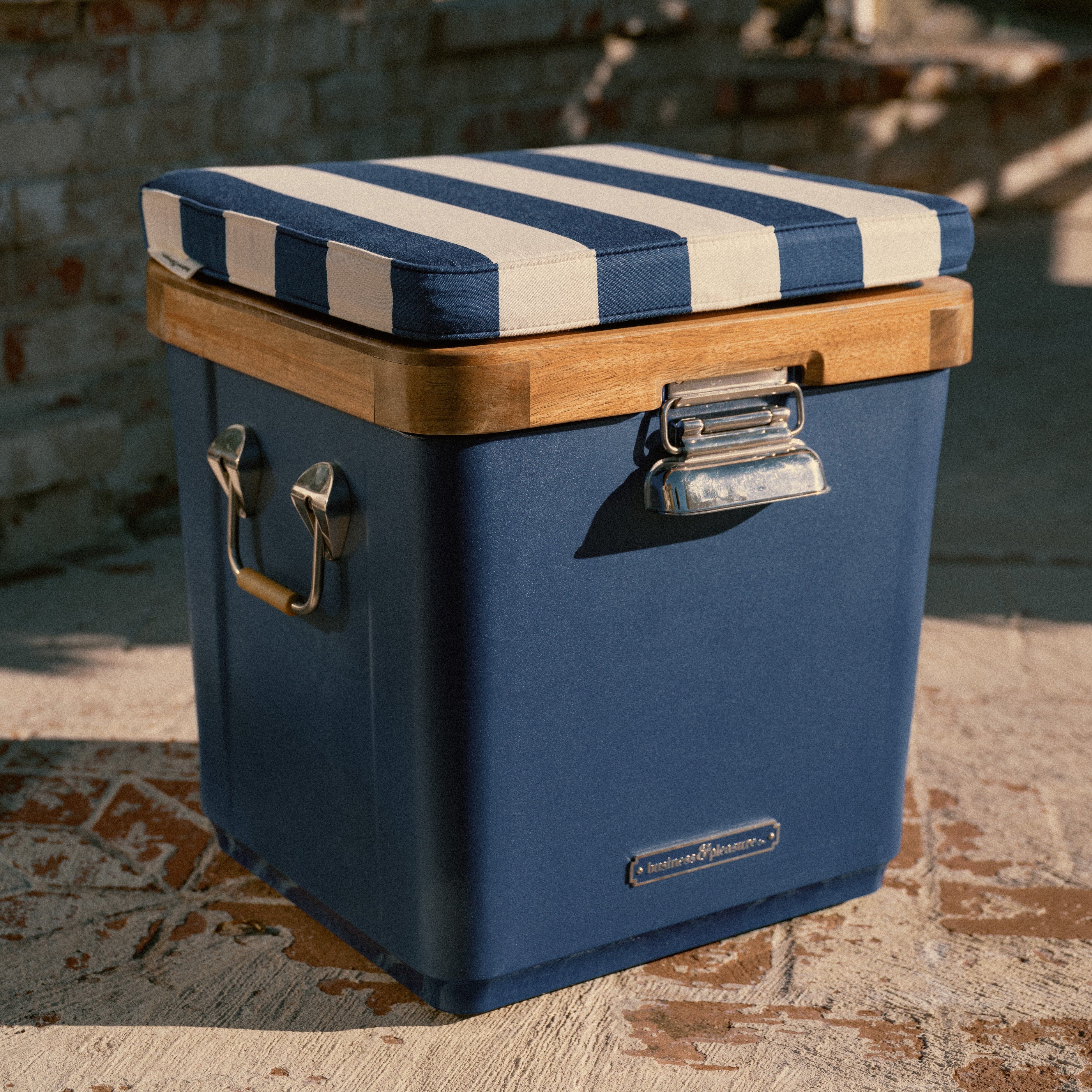 The Hemingway Cooler - Mediterranean Blue - 35 Quarts Hard Cooler Business & Pleasure Co.