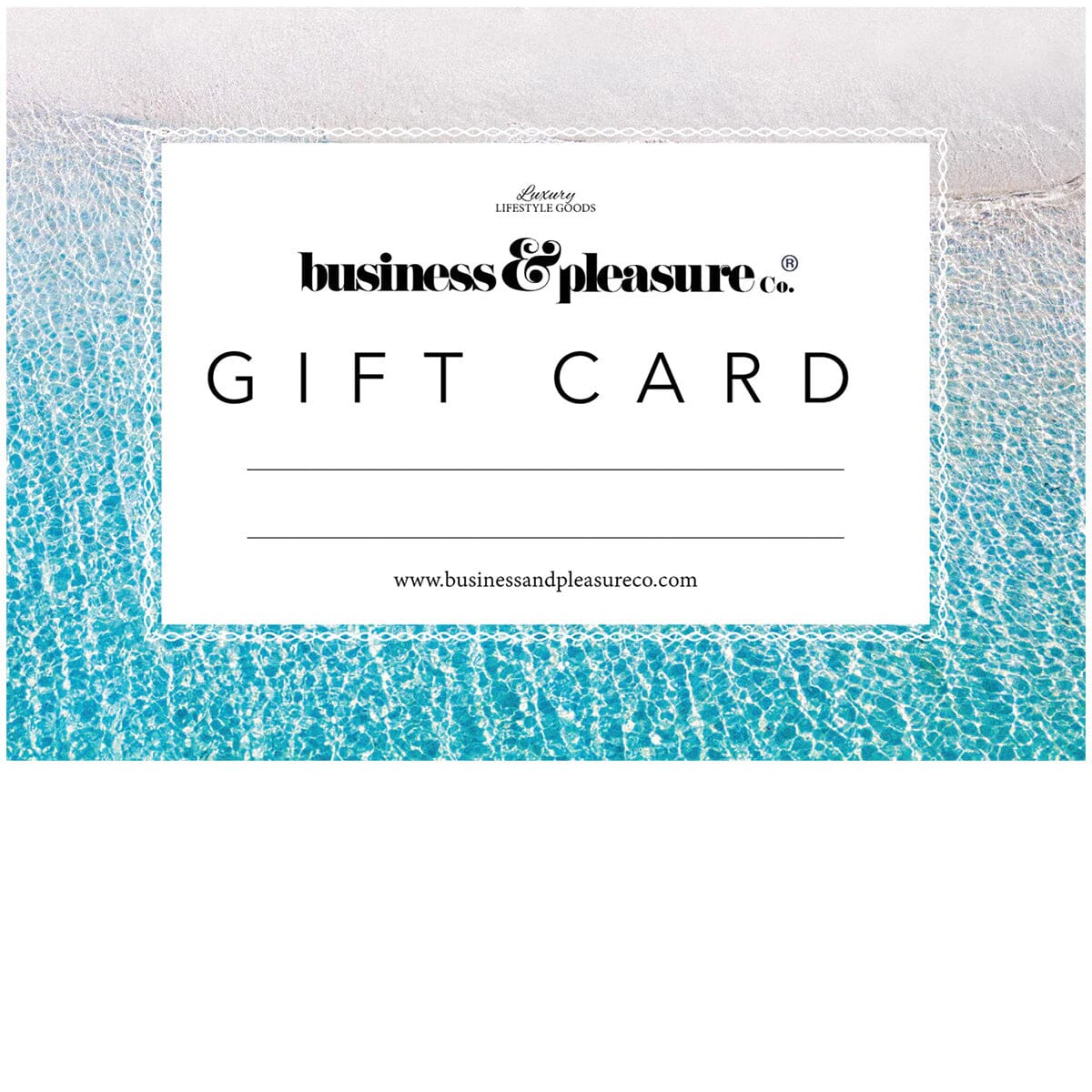 Gift Card Gift Card Business & Pleasure Co