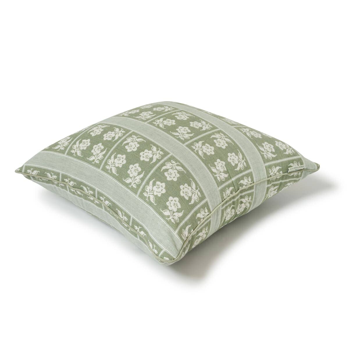 Studio image of jacquard euro cushion