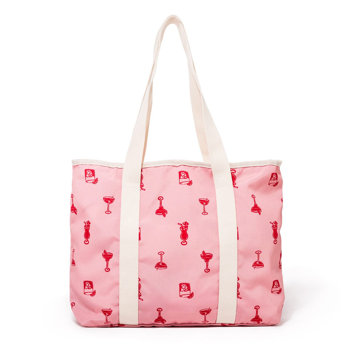 The Volcano Beach Bag - Strawberry Daiquiri Marg Beach Bag Business & Pleasure Co