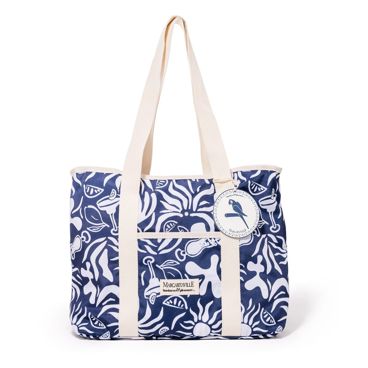 The Volcano Beach Bag - Continental Drifter Tiki Beach Bag Business & Pleasure Co