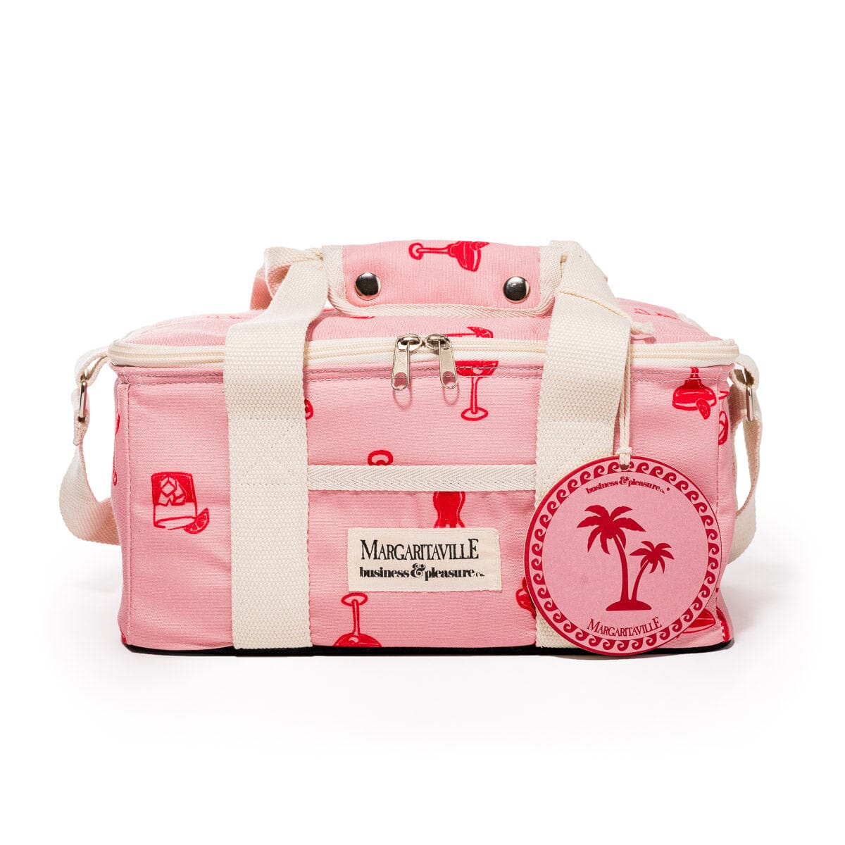 The Volcano Cooler Bag - Strawberry Daiquiri Marg Volcano Cooler Bag Business & Pleasure Co