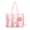 Swatch for The Volcano Cooler Tote Bag - Strawberry Daiquiri Stripe