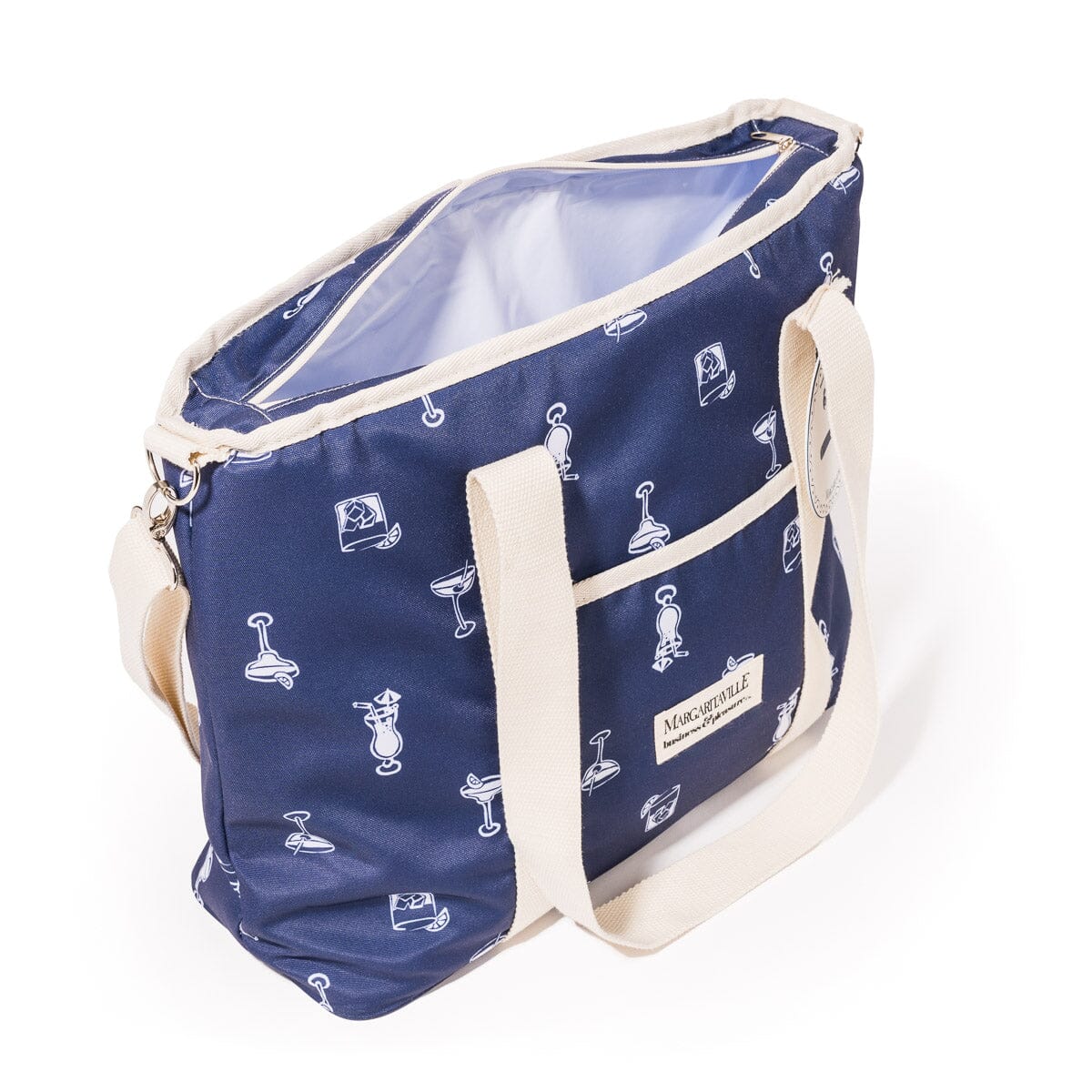 The Volcano Cooler Tote Bag - Continental Drifter Marg Volcano Cooler Tote Bag Business & Pleasure Co