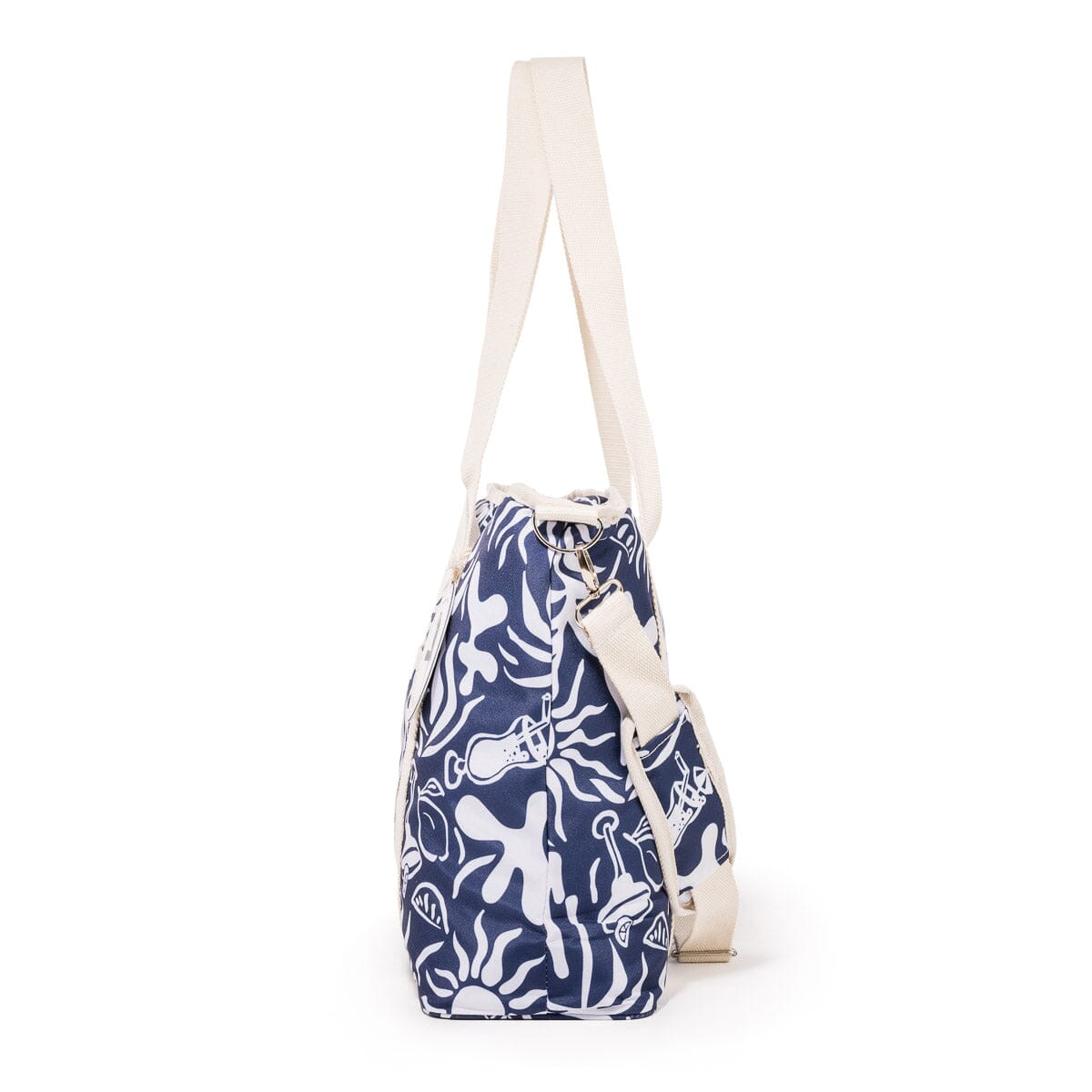 The Volcano Cooler Tote Bag - Continental Drifter Tiki Volcano Cooler Tote Bag Business & Pleasure Co