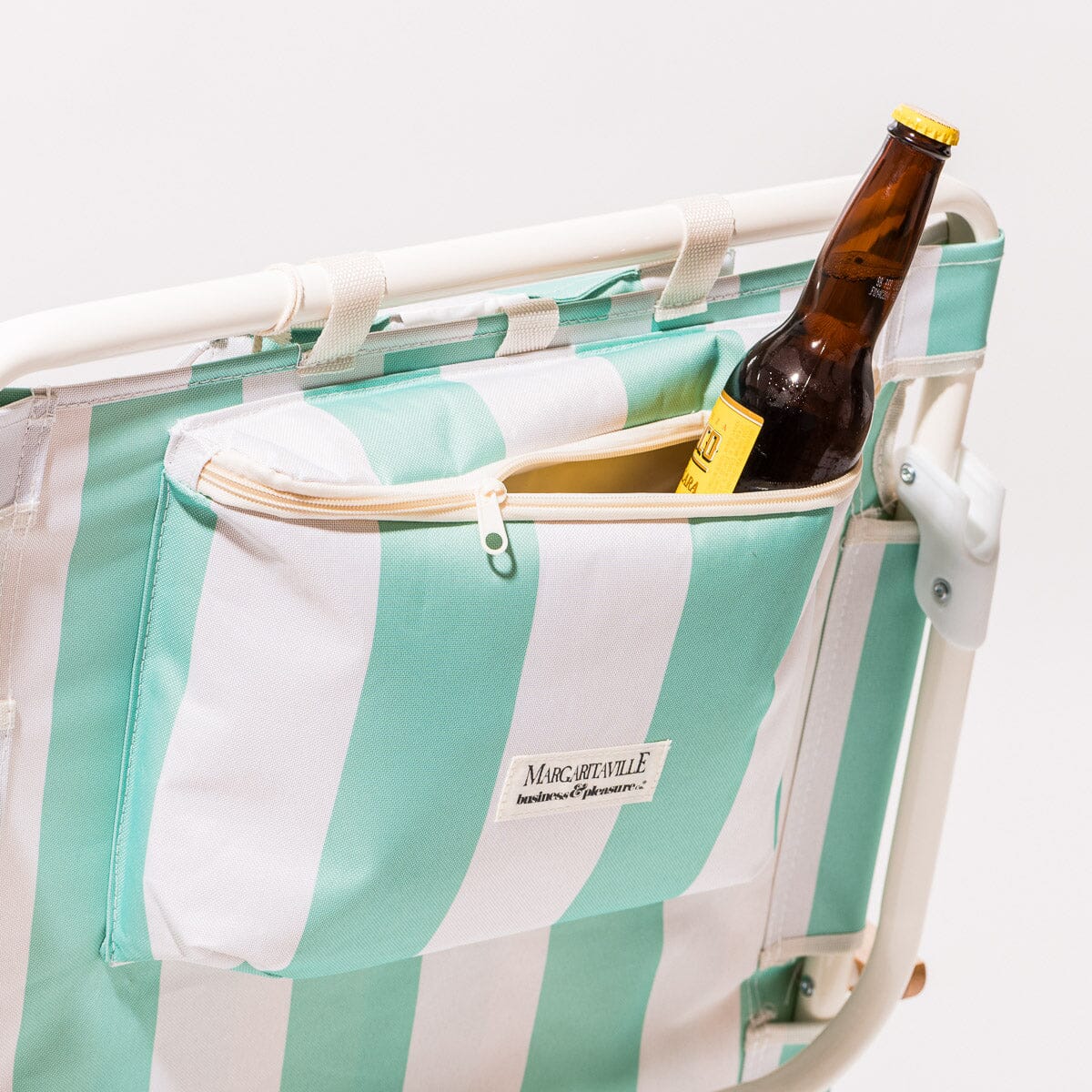 The Mañana Chair - Last Mango Green Stripe Mañana Beach Chair Margaritaville by B&P Co.