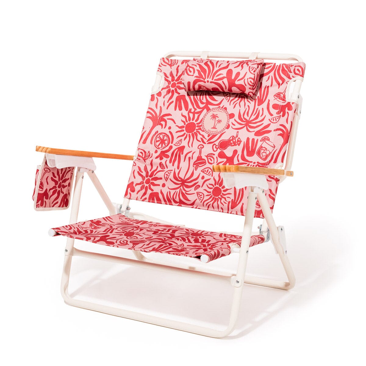 Product image of The Mañana Chair - Strawberry Daiquiri Tiki Mañana Beach Chair Margaritaville by B&P Co.