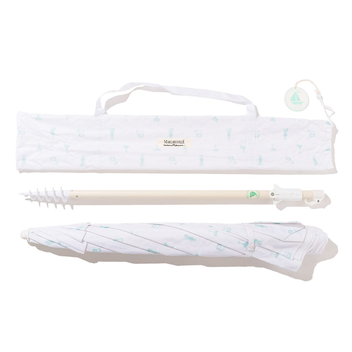 The Mañana Umbrella - Last Mango Green Marg Mañana Umbrella Margaritaville by B&P Co.