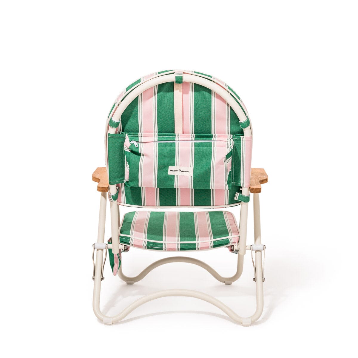 The Pam Chair - Bistro Green Stripe Pam Chair Business & Pleasure Co.