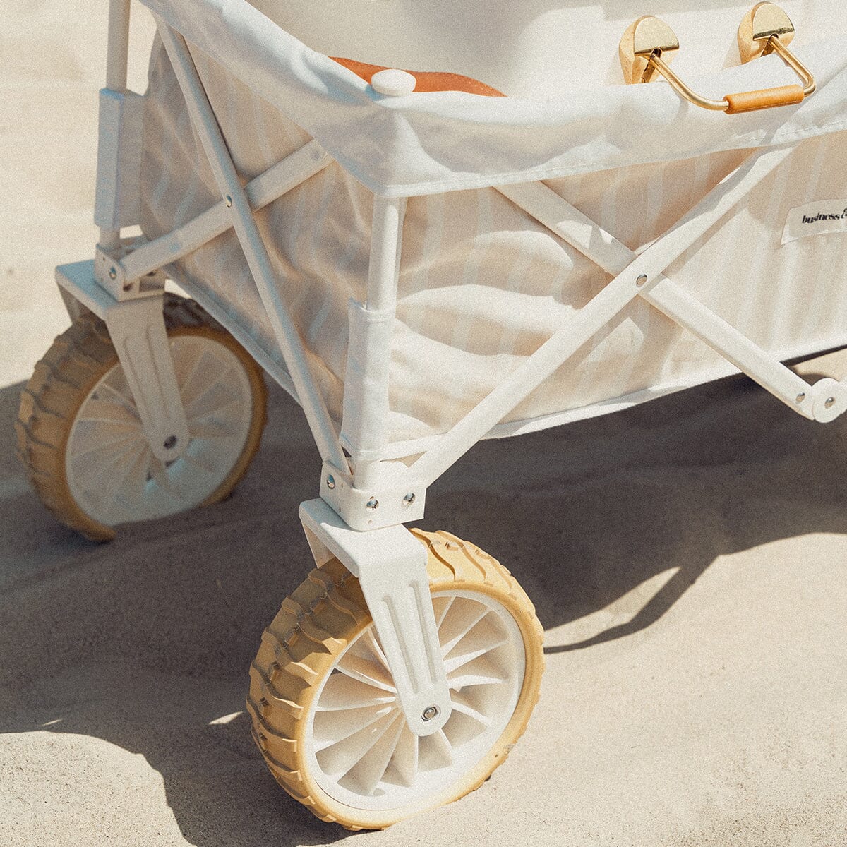 The Beach Cart - Monaco Natural Stripe Beach Cart Business & Pleasure Co
