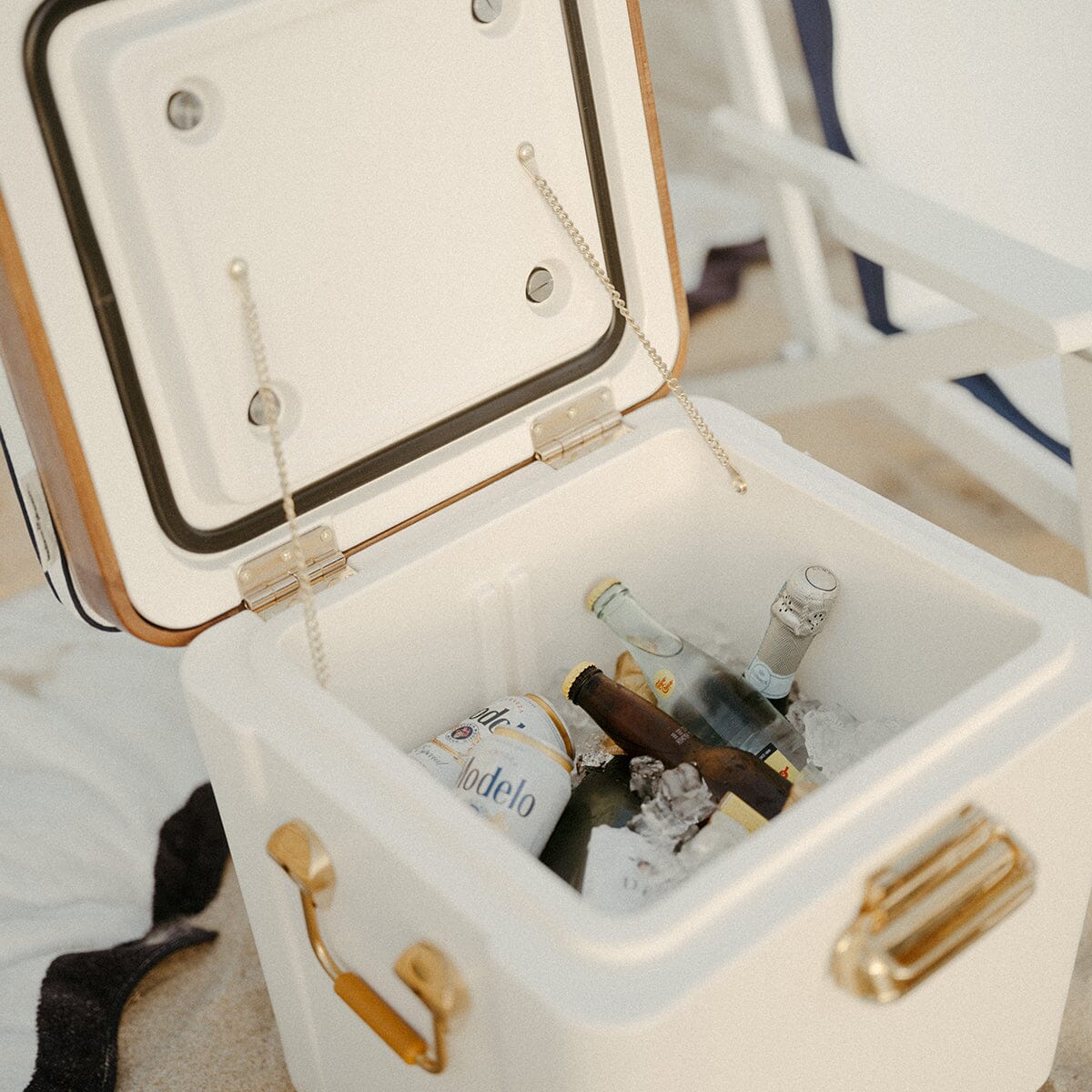 The Hemingway Cooler - Antique White - 35 Quarts Hard Cooler Business & Pleasure Co