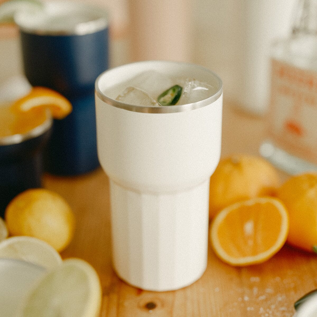 The Hemingway Drinkware - Highball - Antique White - 12 Oz Drinkware Business & Pleasure Co