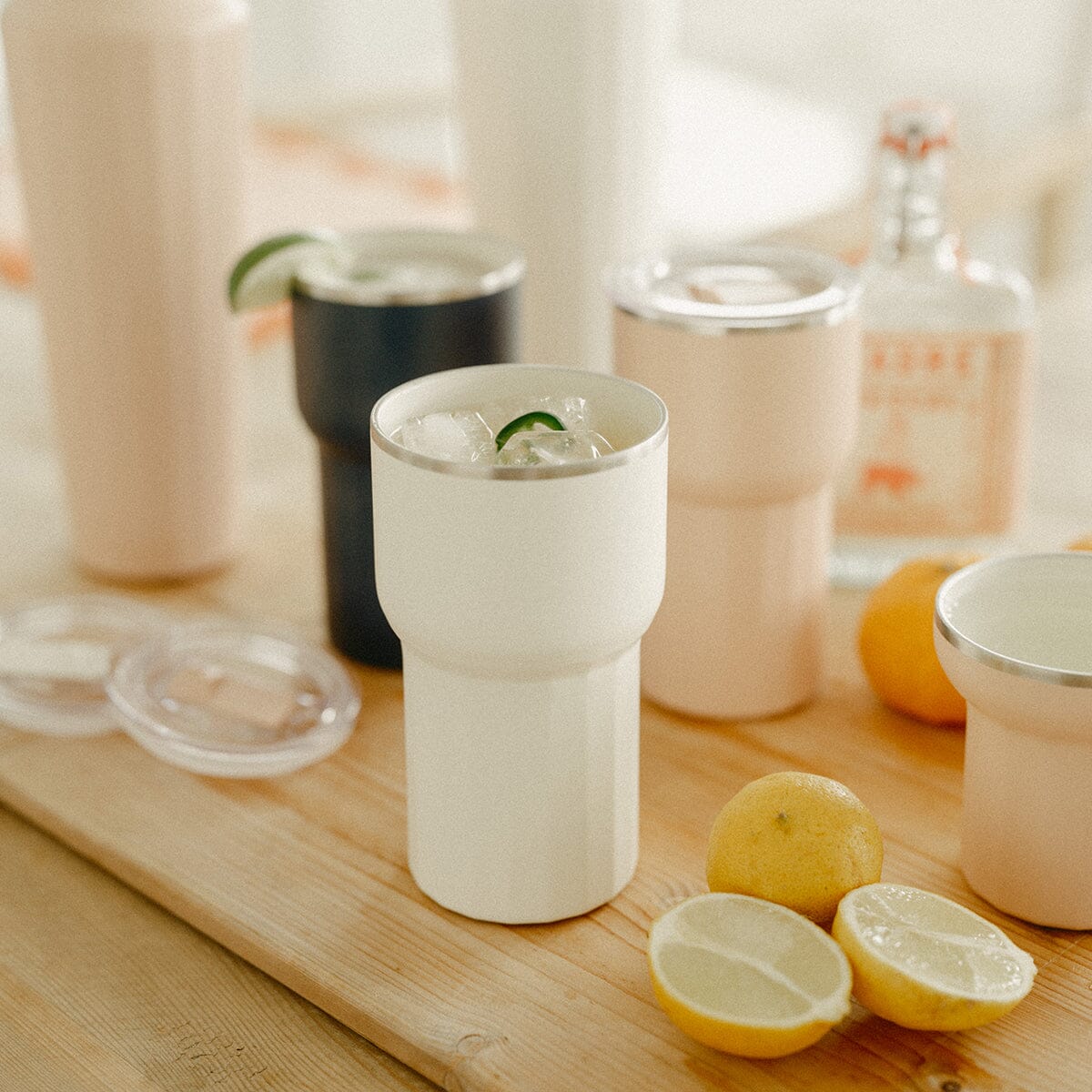 The Hemingway Drinkware - Highball - Antique White - 12 Oz Drinkware Business & Pleasure Co