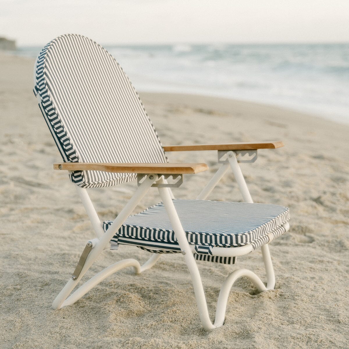 The Pam Chair - Laurens Navy Stripe Pam Chair Business & Pleasure Co