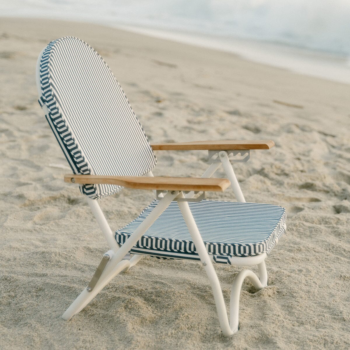 The Pam Chair - Laurens Navy Stripe Pam Chair Business & Pleasure Co