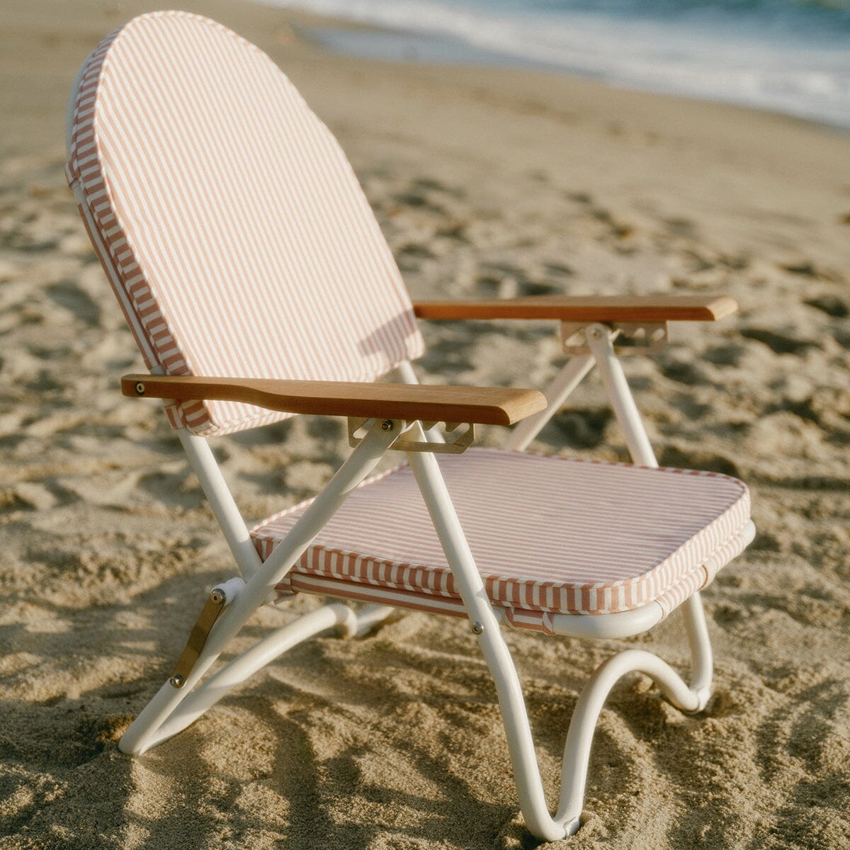 The Pam Chair - Laurens Pink Stripe Pam Chair Business & Pleasure Co