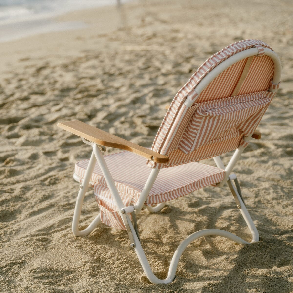 The Pam Chair - Laurens Pink Stripe Pam Chair Business & Pleasure Co