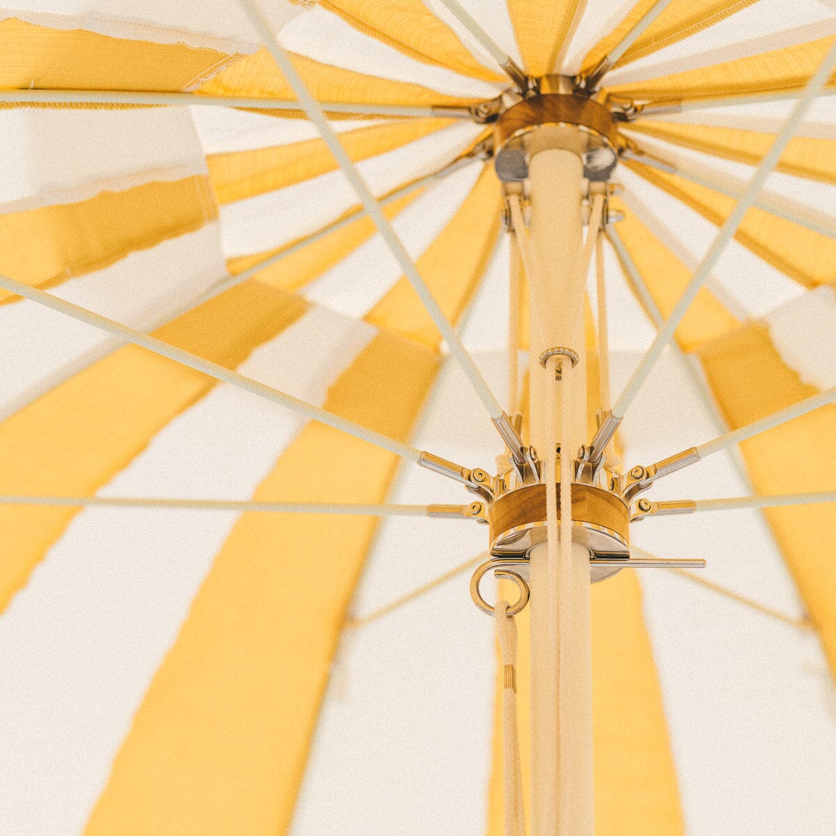 The Patio Umbrella - 80's Panel Yellow Patio Umbrella Business & Pleasure Co.