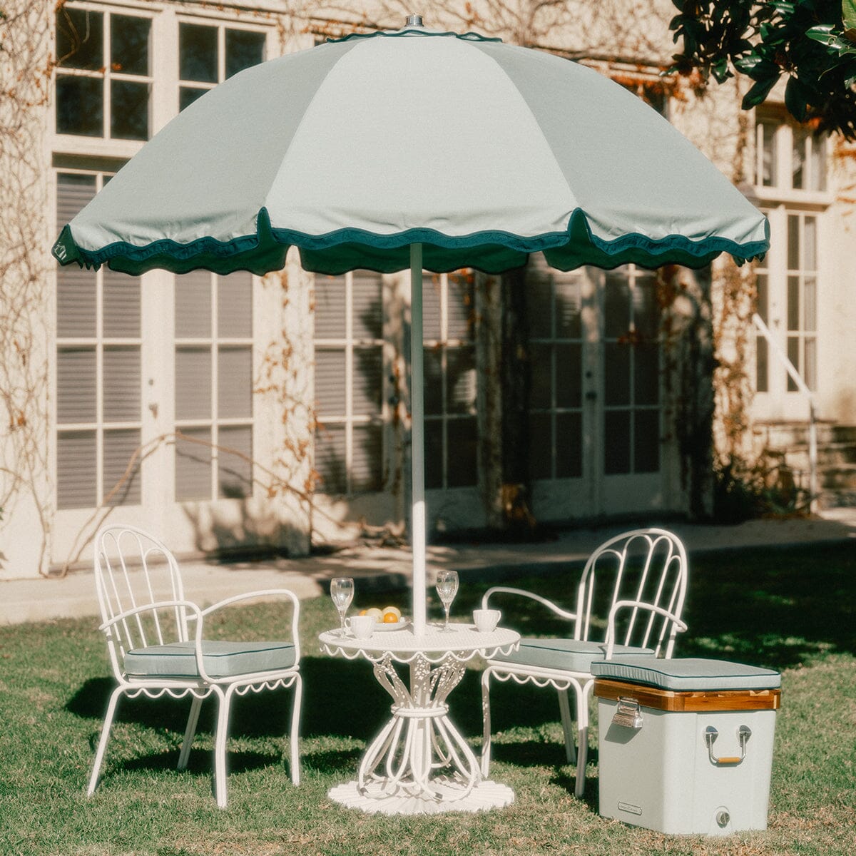 The Patio Umbrella - Rivie Green Patio Umbrella Business & Pleasure Co.