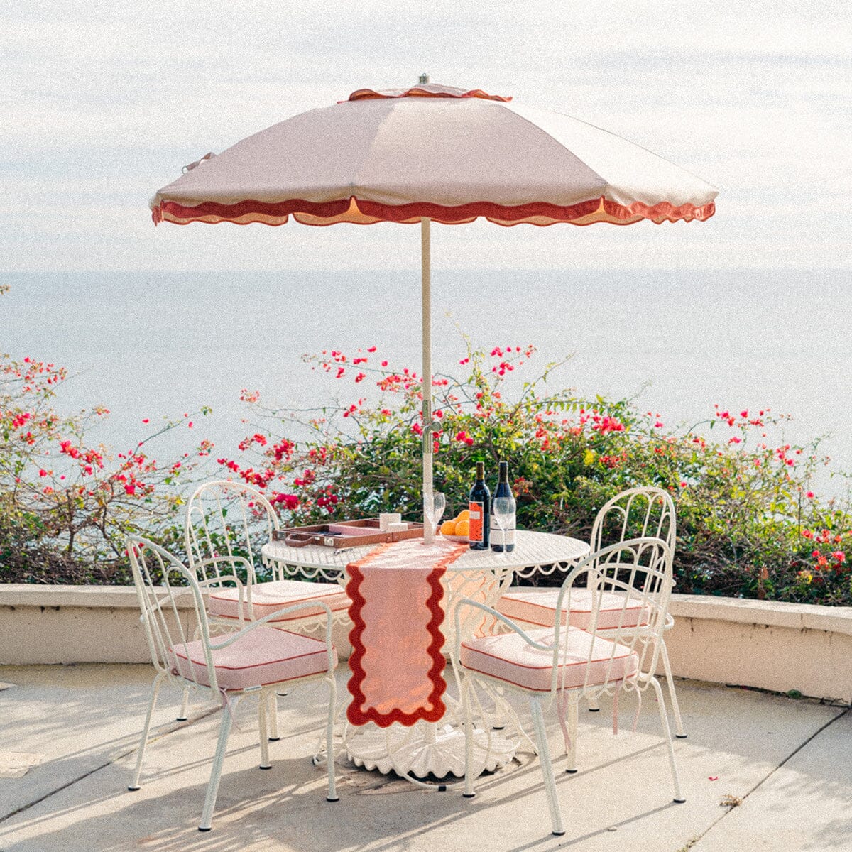The Al Fresco Chair Cushion - Rivie Pink Al Fresco Chair Cushion Business & Pleasure Co