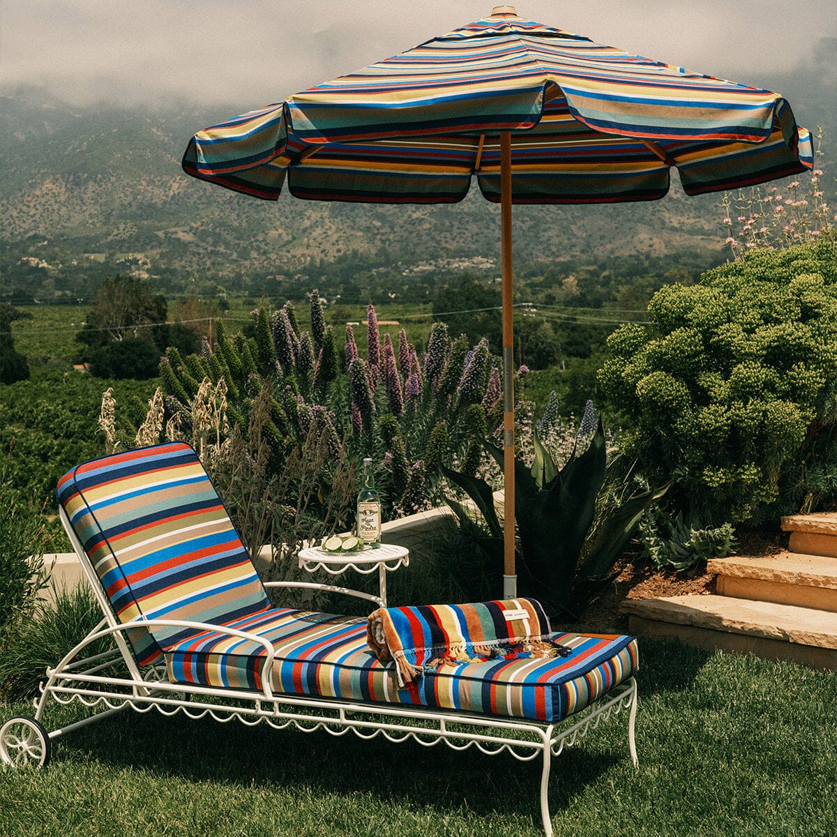 The Market Umbrella - Market Stripe Market Umbrella Business & Pleasure Co.