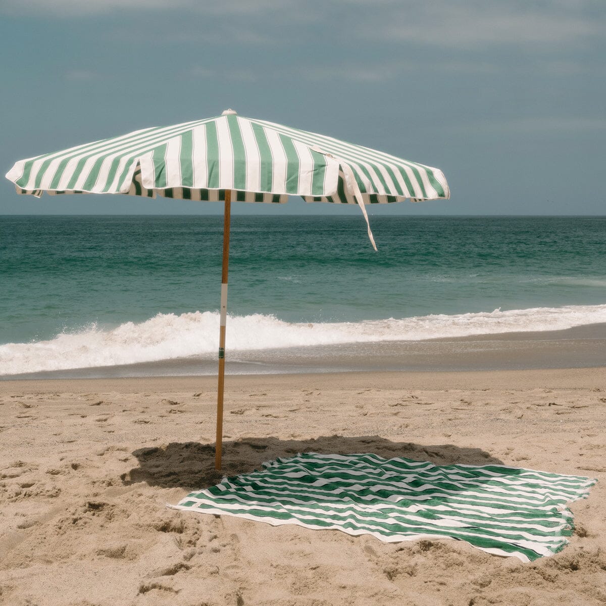 The Beach Blanket - STAUD Stripe Beach Blanket Business & Pleasure Co 
