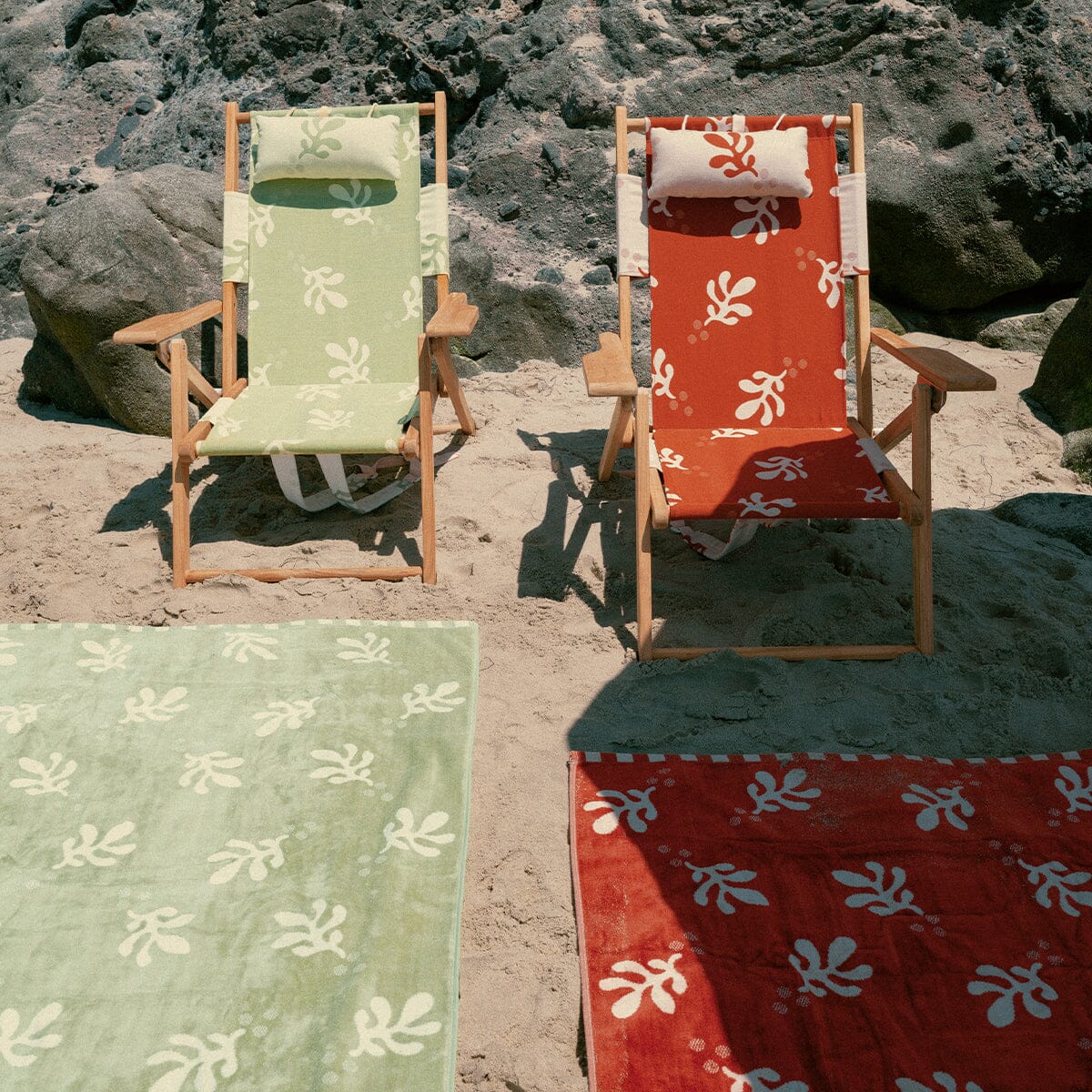 The Tommy Chair - Teak Natural - Benoît Le Sirenuse Jacquard Tommy Chair Business & Pleasure Co.