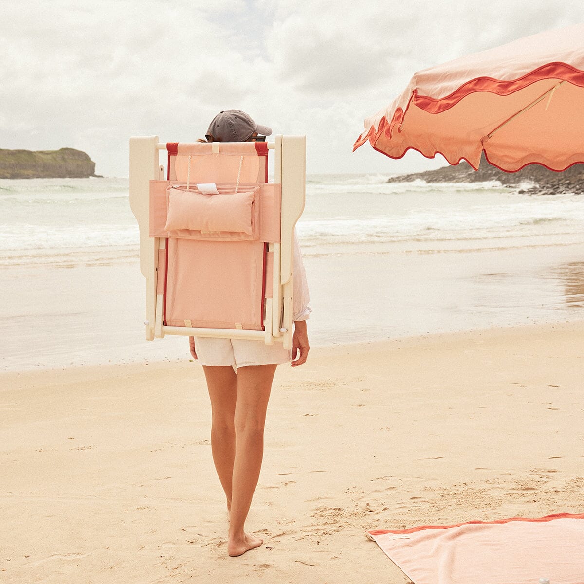 The Tommy Chair - White - Rivie Pink Tommy Chair Business & Pleasure Co