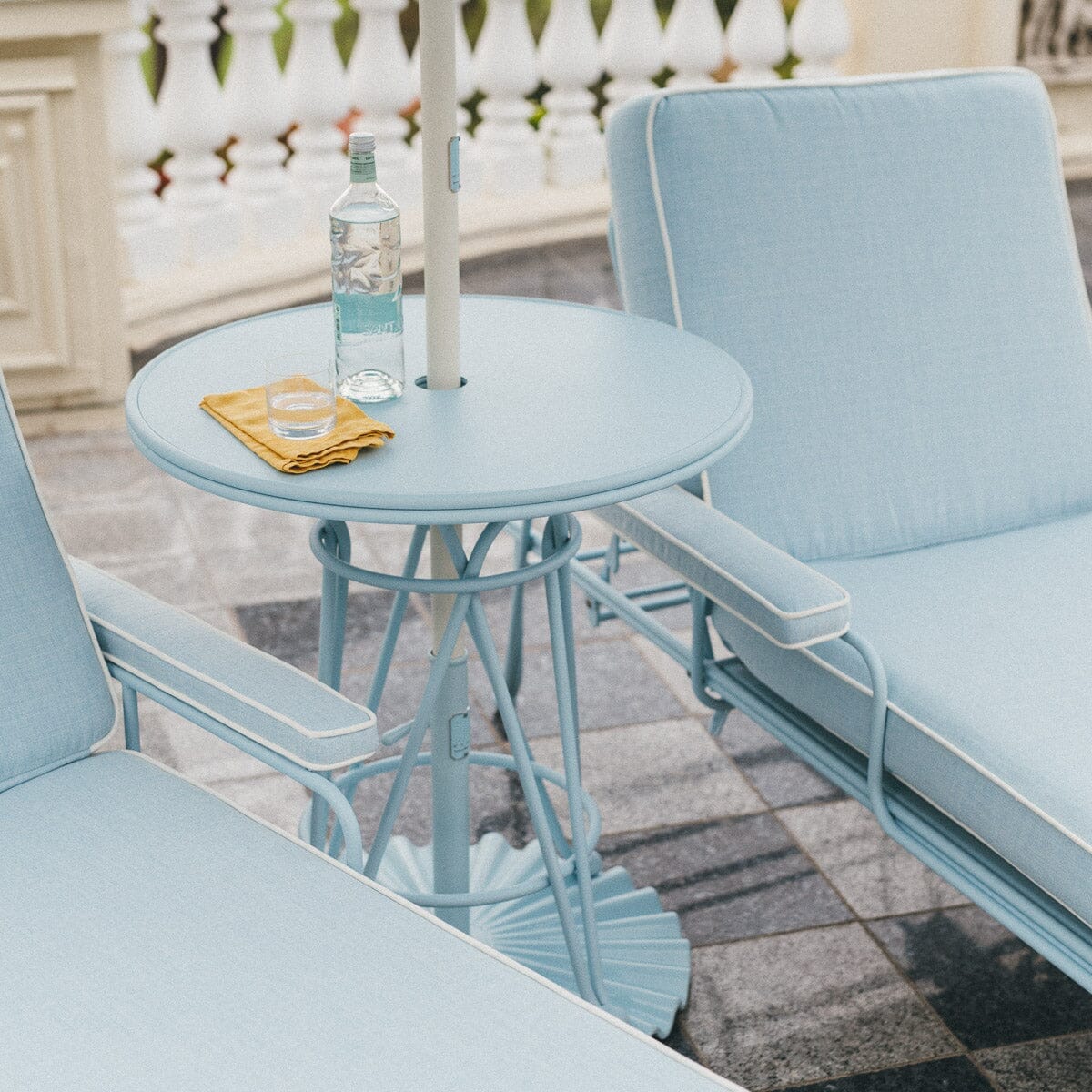 The Waterhouse Sun Lounger in Powder Blue | Powder Blue Frame Bundle Business & Pleasure Co.