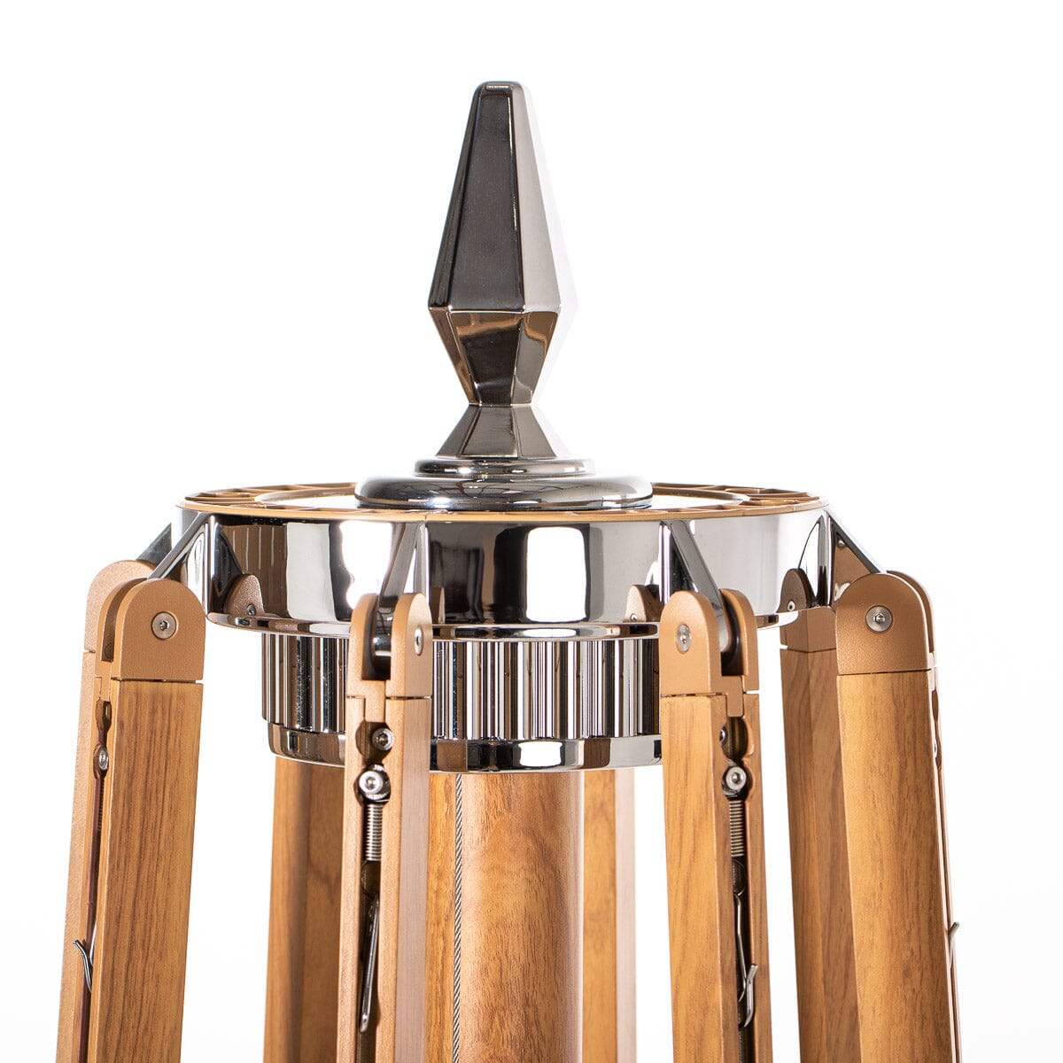 The Resort Market Umbrella - Terry Terracotta Stripe | Transfer Teak Frame Resort Market Bundle Business & Pleasure Co.