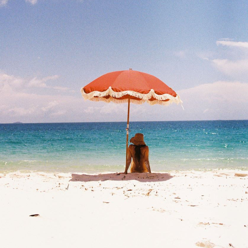 The Premium Beach Umbrella - Le Sirenuse Premium Beach Umbrella Business & Pleasure Co