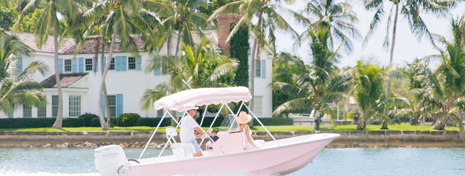 Palm Yacht - Pink Motor Boats Business & Pleasure Co