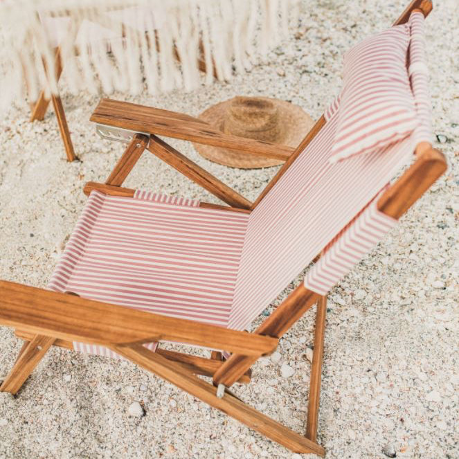 The Tommy Chair - Lauren's Pink Stripe Tommy Chair Business & Pleasure Co