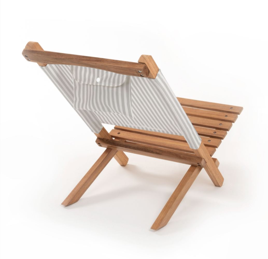 The 2-Piece Chair - Lauren's Sage Stripe 2-Piece Chair Business & Pleasure Co 