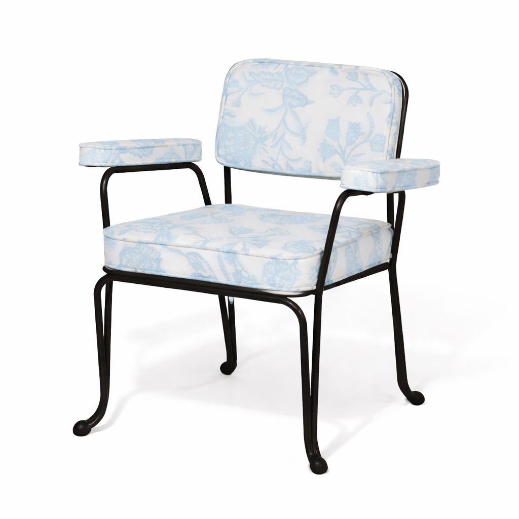 Waterhouse Dining Chair Kit - Vintage Black & Hanalei Bay Blue Jacquard Waterhouse Dining Chair Kit Business & Pleasure Co.