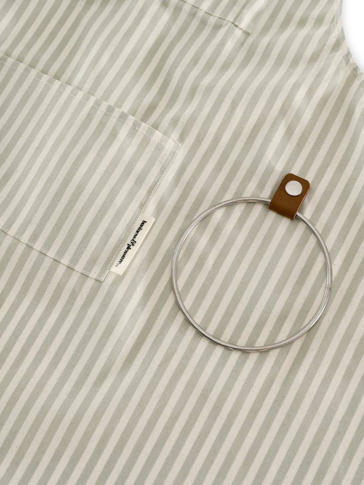 Studio image of sage apron