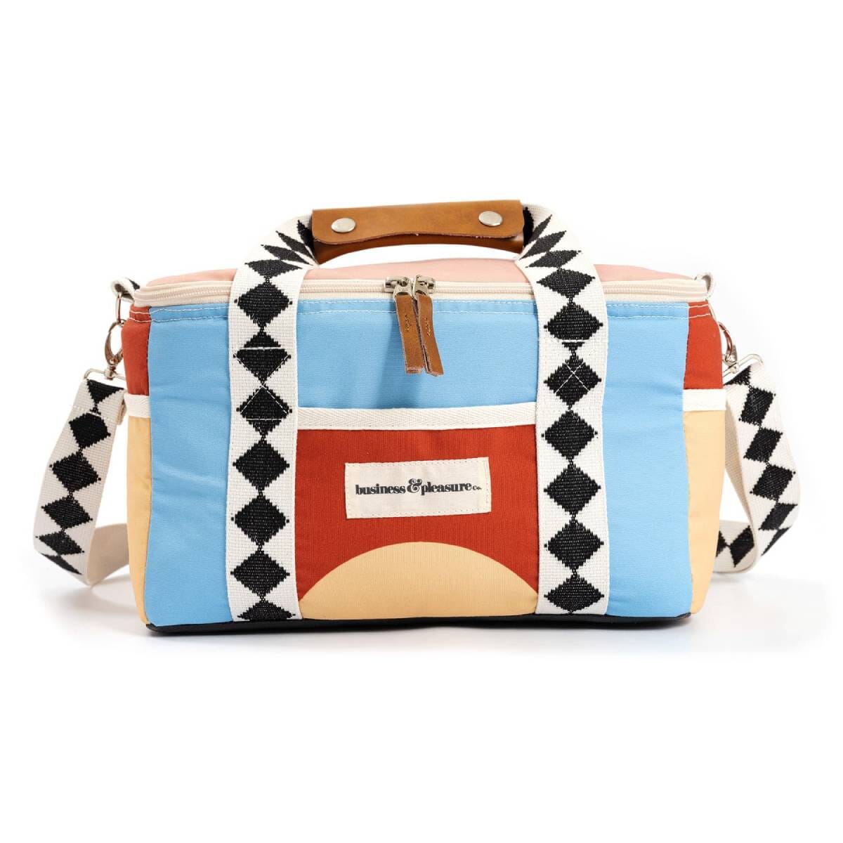 Studio image of diamond pink cooler bag