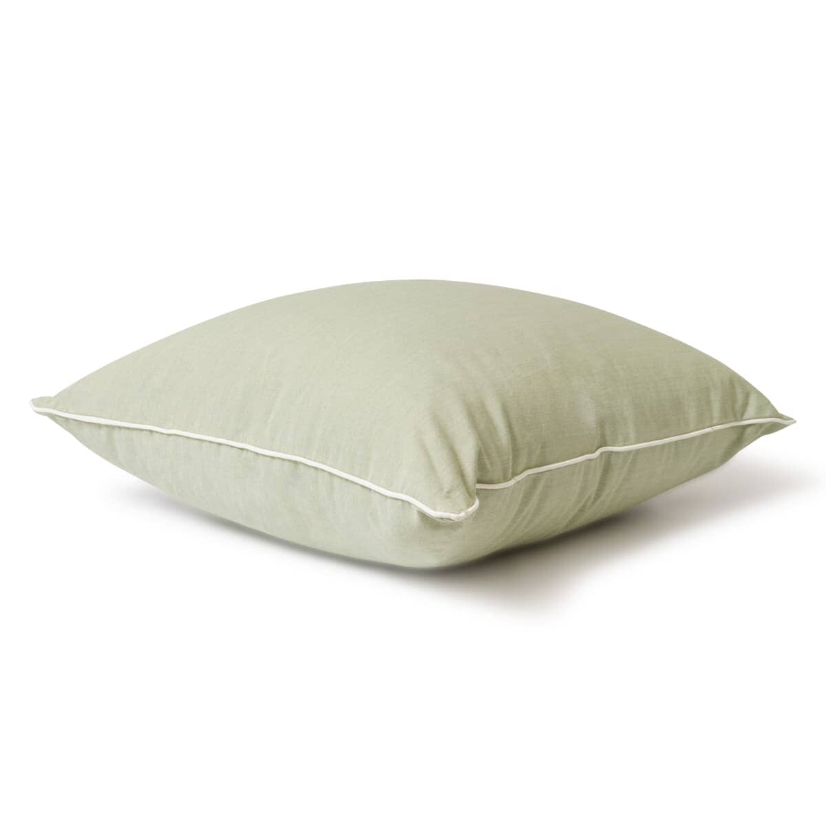 Studio image of green euro cushion