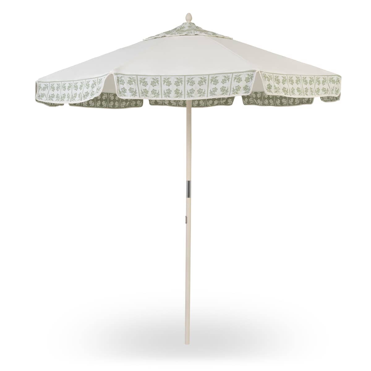 Studio image of jacquard market umbrella