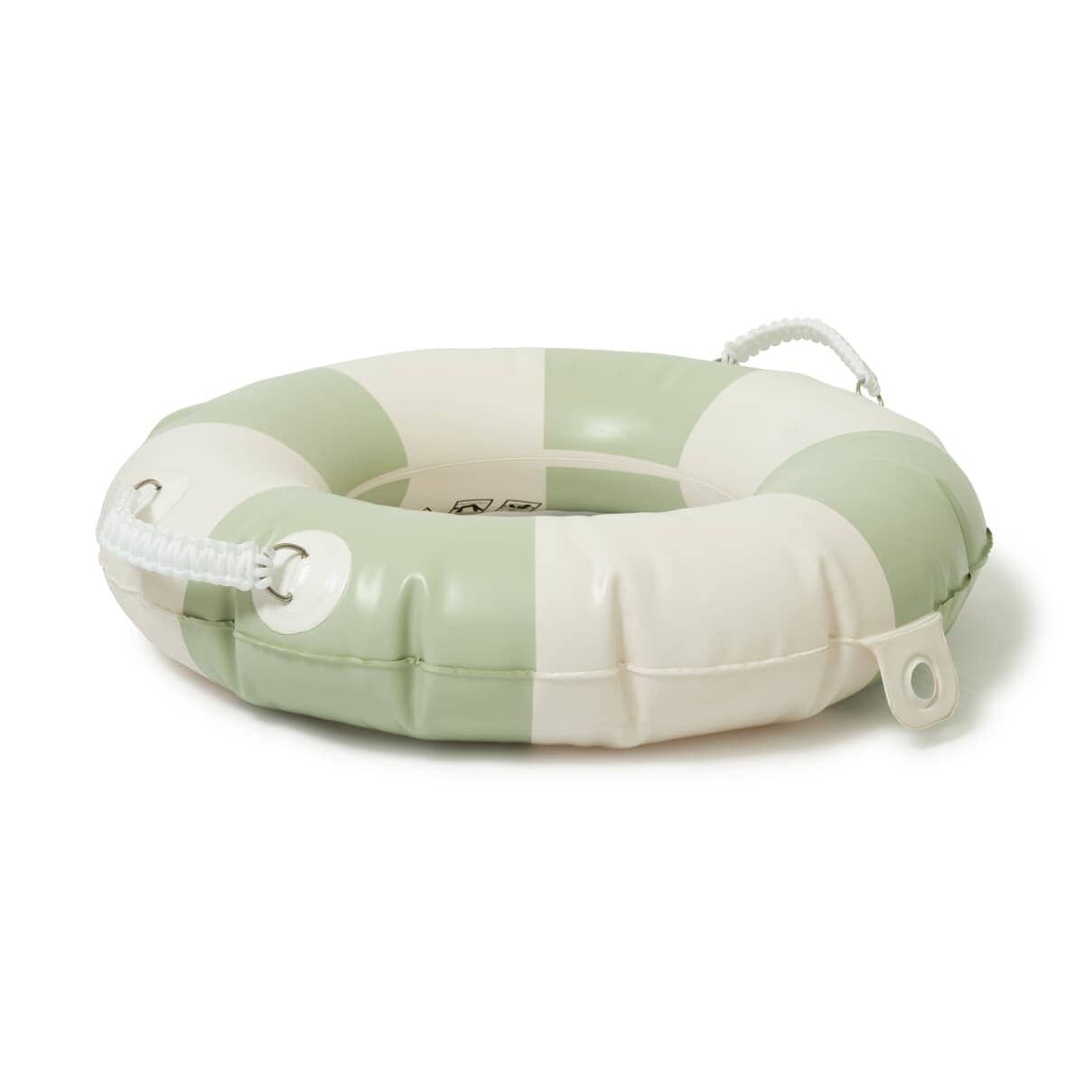 Studio image of green pool float